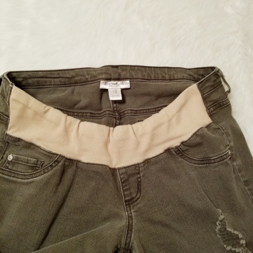 Motherhood Maternity Ripped Pants Medium